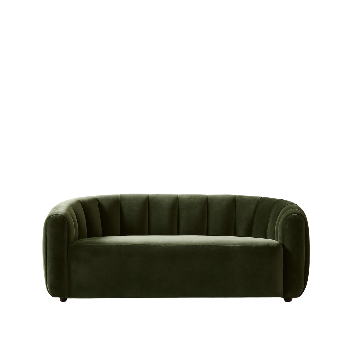 LUMINA Shell-Back Bouclé Sofa – 2 Seater