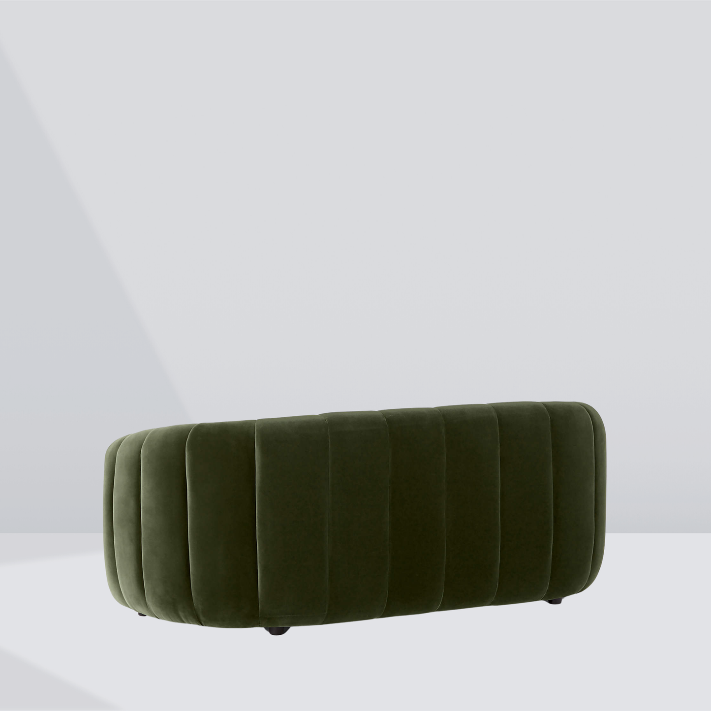 LUMINA Shell-Back Bouclé Sofa – 2 Seater