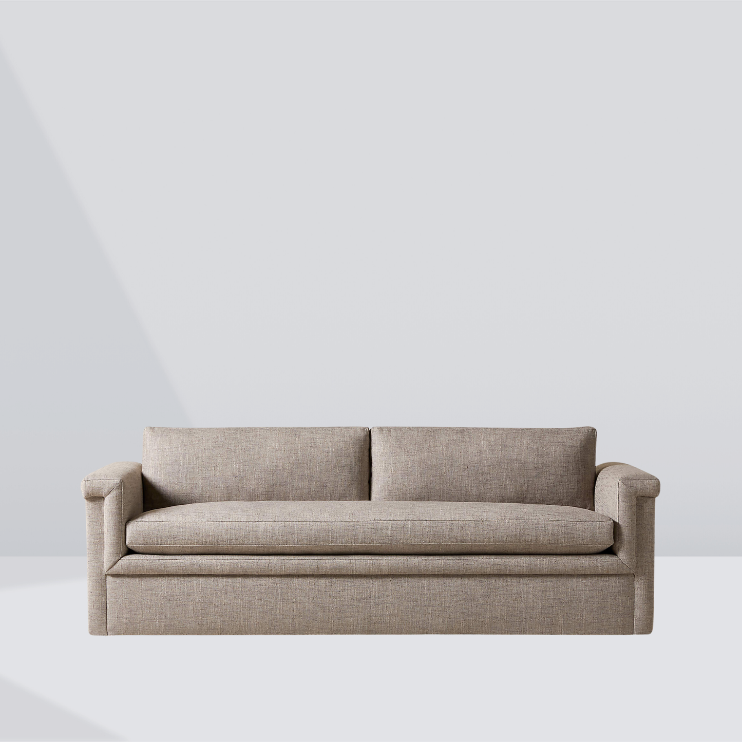 LUNERA Plush Armrest Sofa – Wide 2 Seater