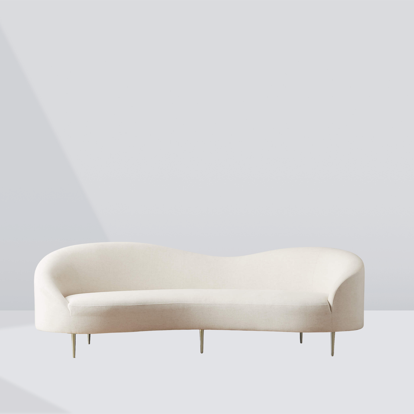 SORELLE Curved Modern Sofa – Sculpted 2 Seater