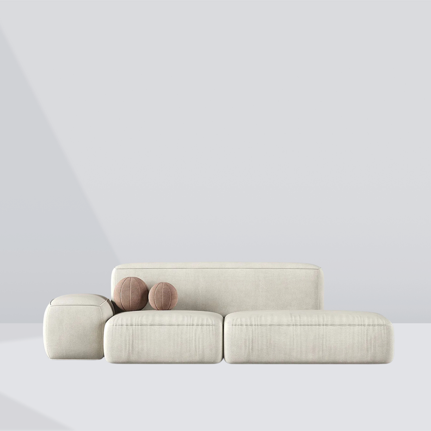 LUMA Low-Profile Modular Sofa – 2 Seater