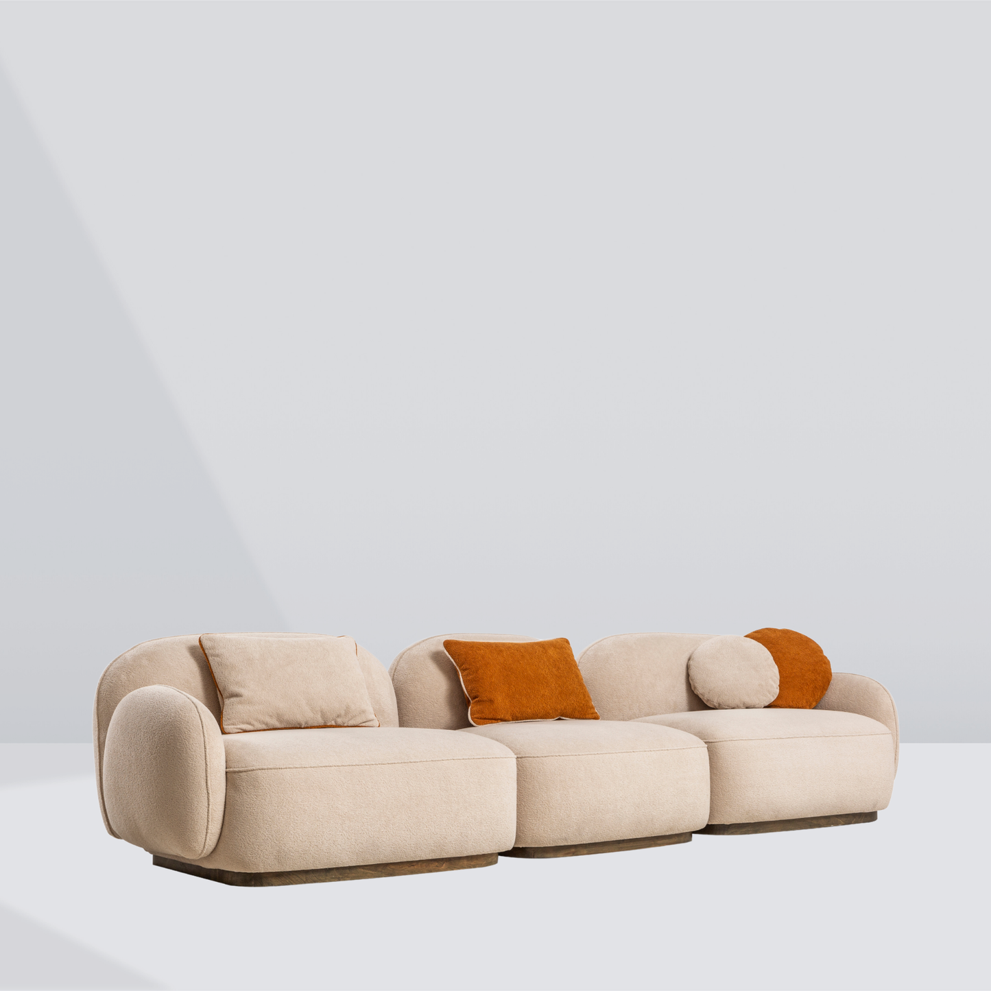 Ovalo 3-Seater Modular Sofa