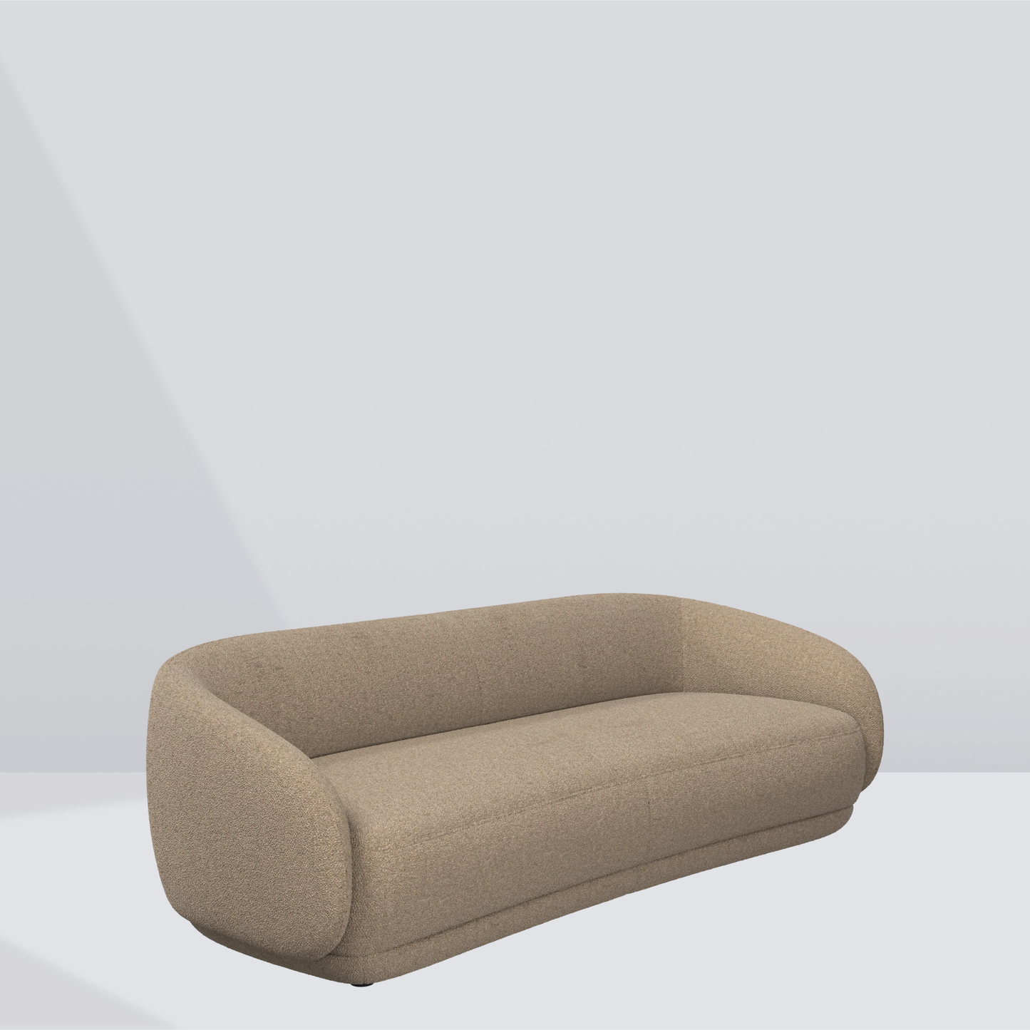 RAUHA Curved 3-Seater Sofa