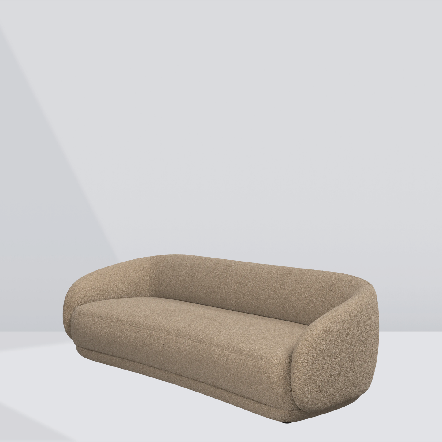 RAUHA Curved 3-Seater Sofa