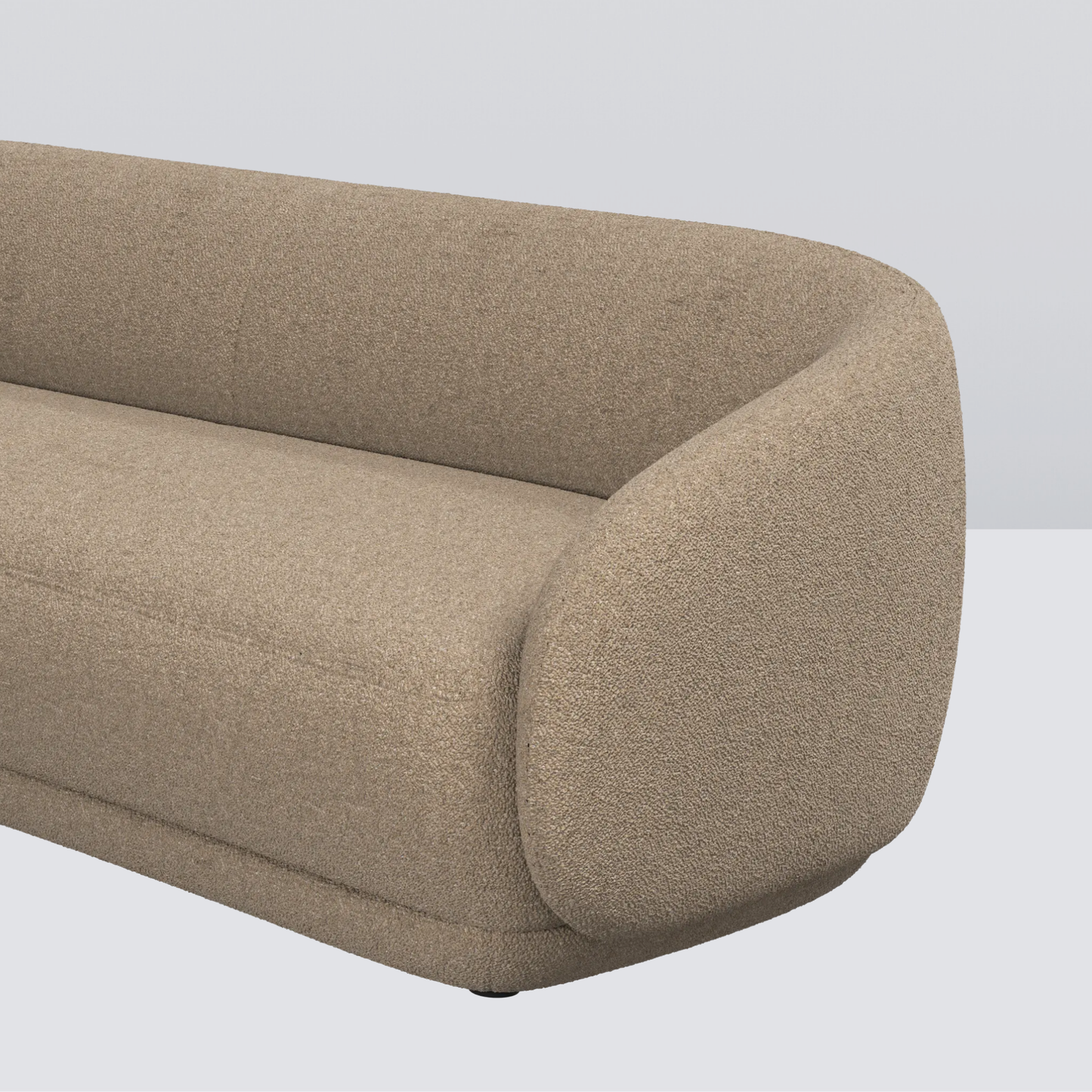 RAUHA Curved 3-Seater Sofa