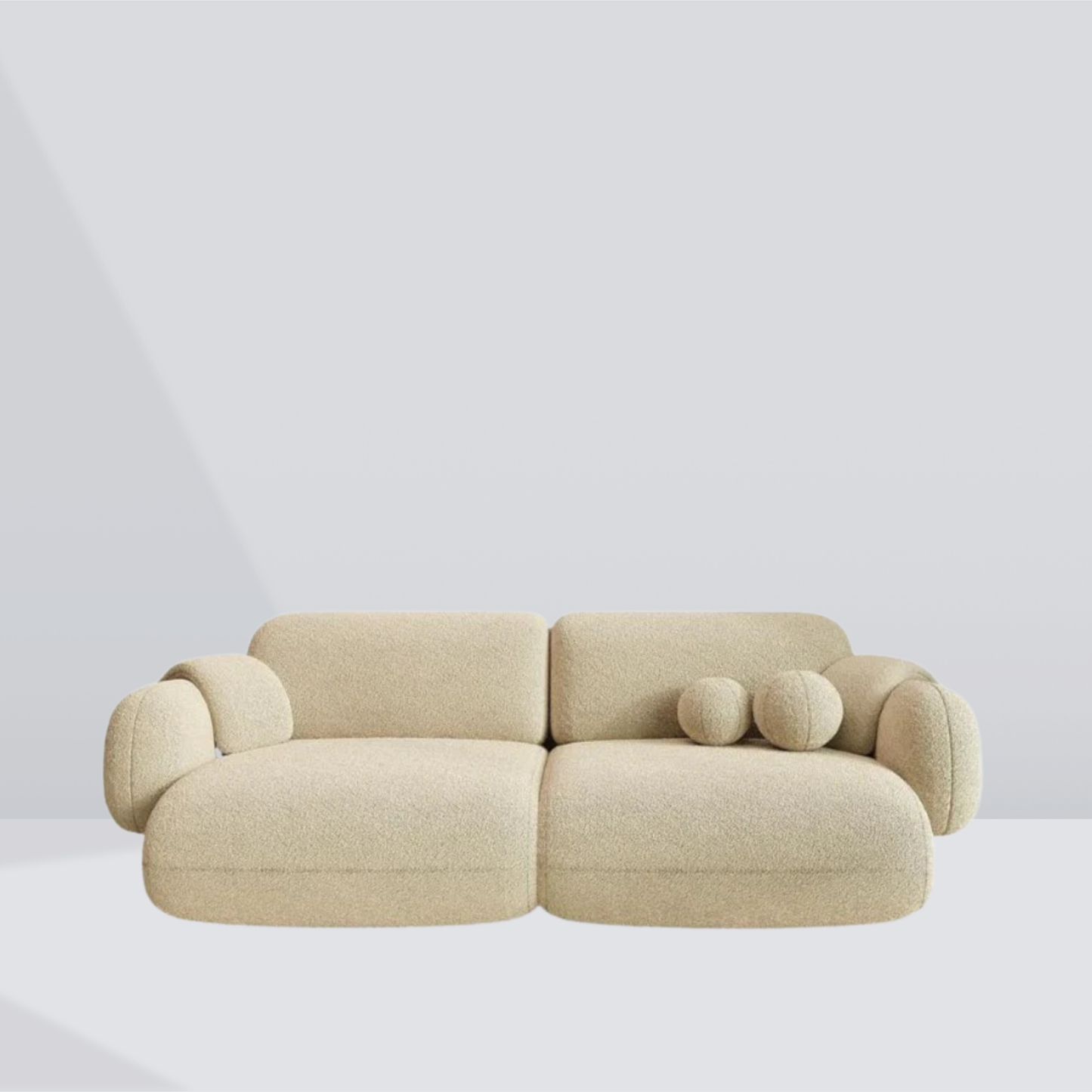MOZA Plush 3-Seater Sofa