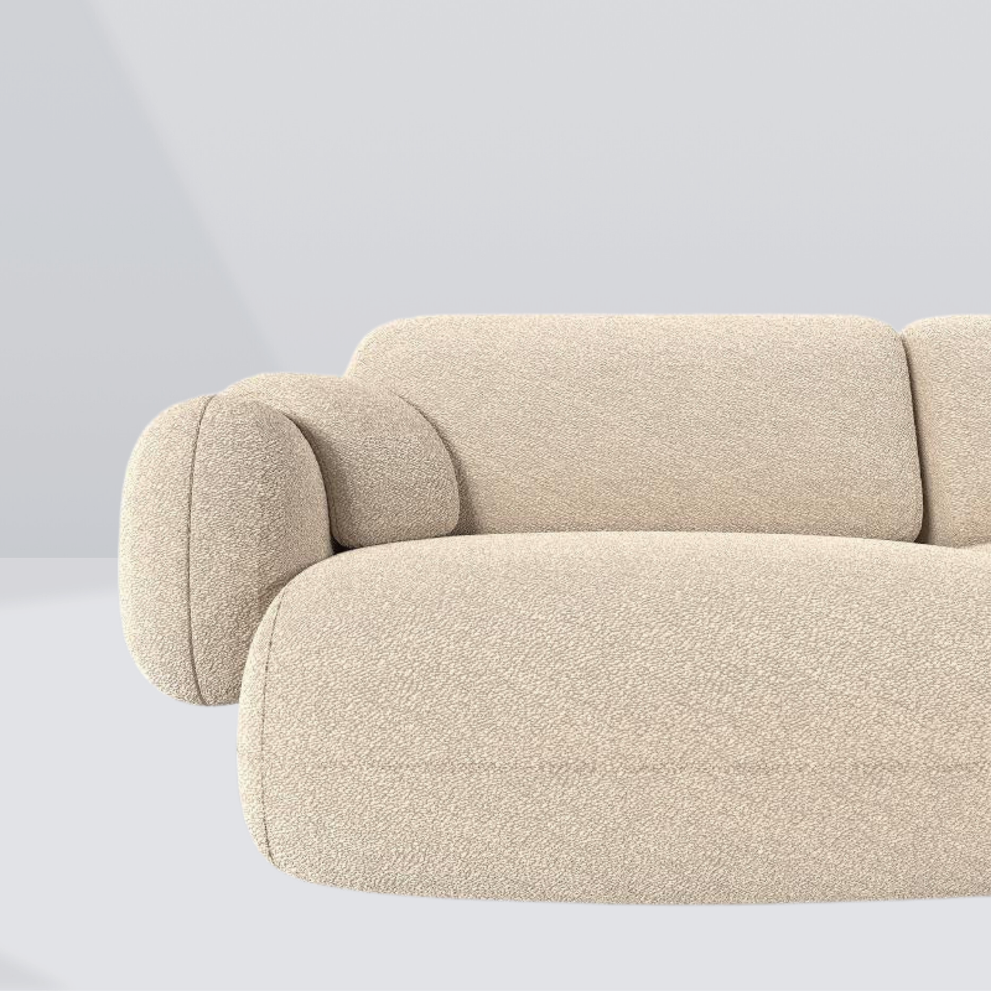 MOZA Plush 3-Seater Sofa