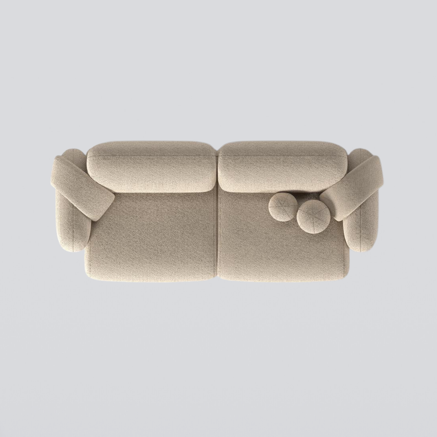 MOZA Plush 3-Seater Sofa