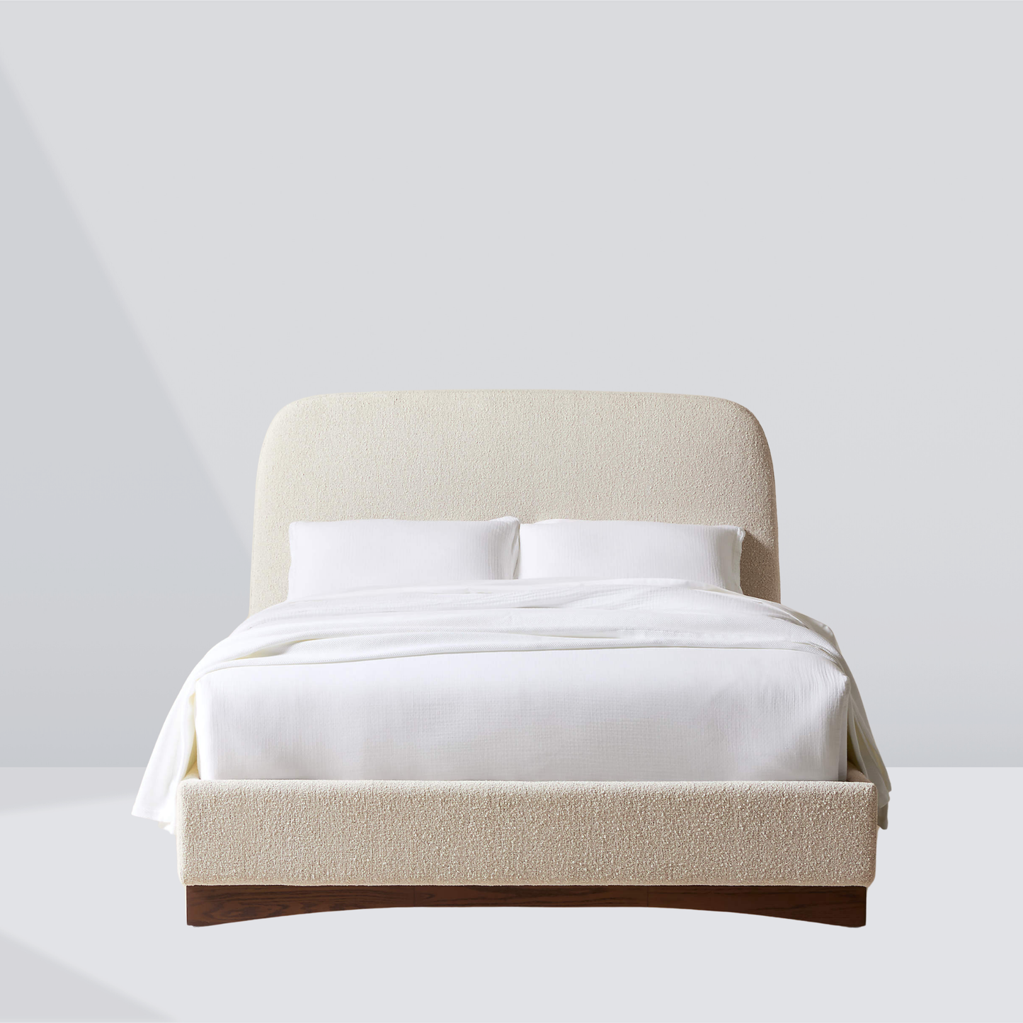 Noira Curved Headboard Bed