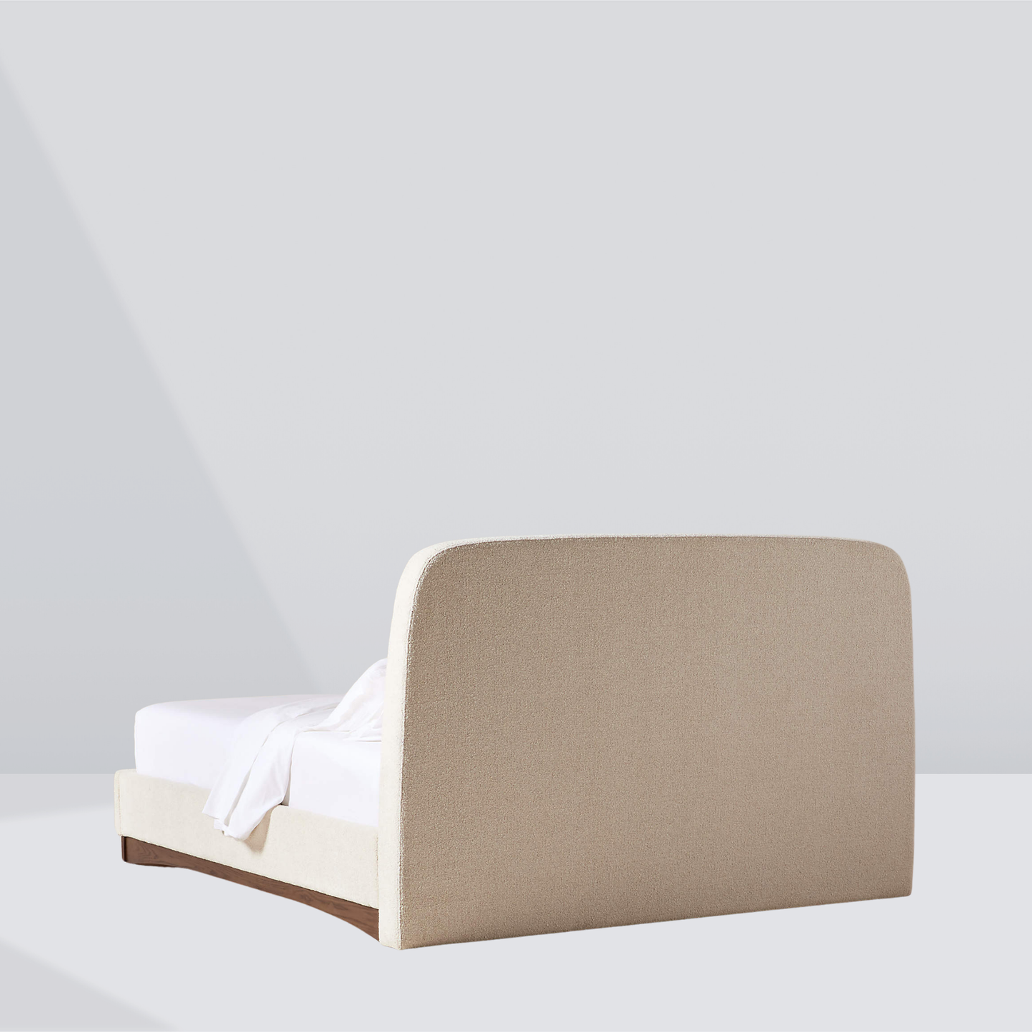 Noira Curved Headboard Bed