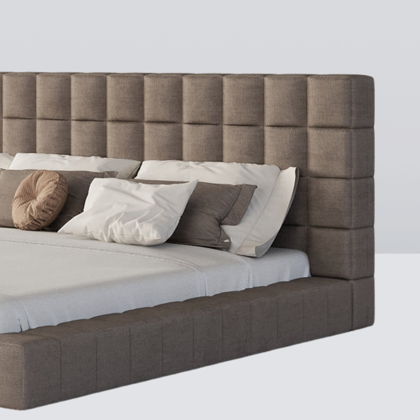 Ravelle Grid-Tufted Bed