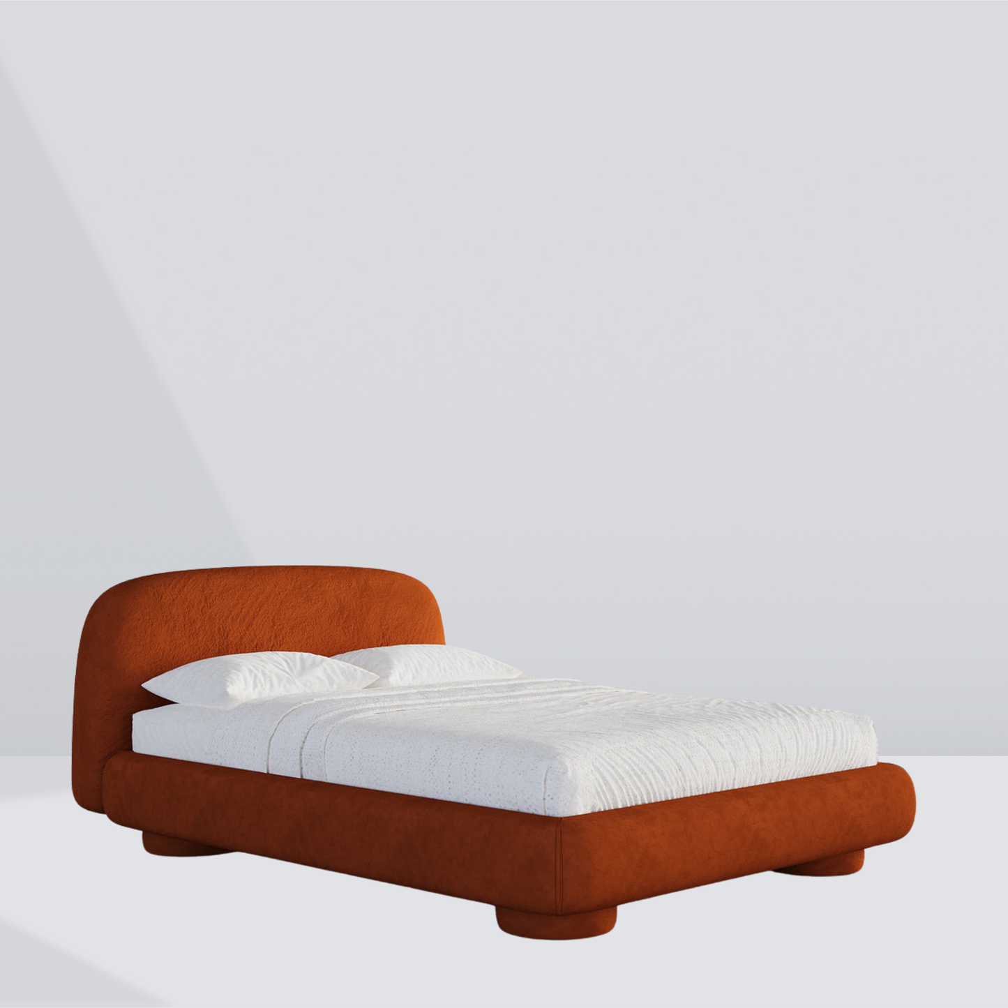 Sona Curved Velvet Bed
