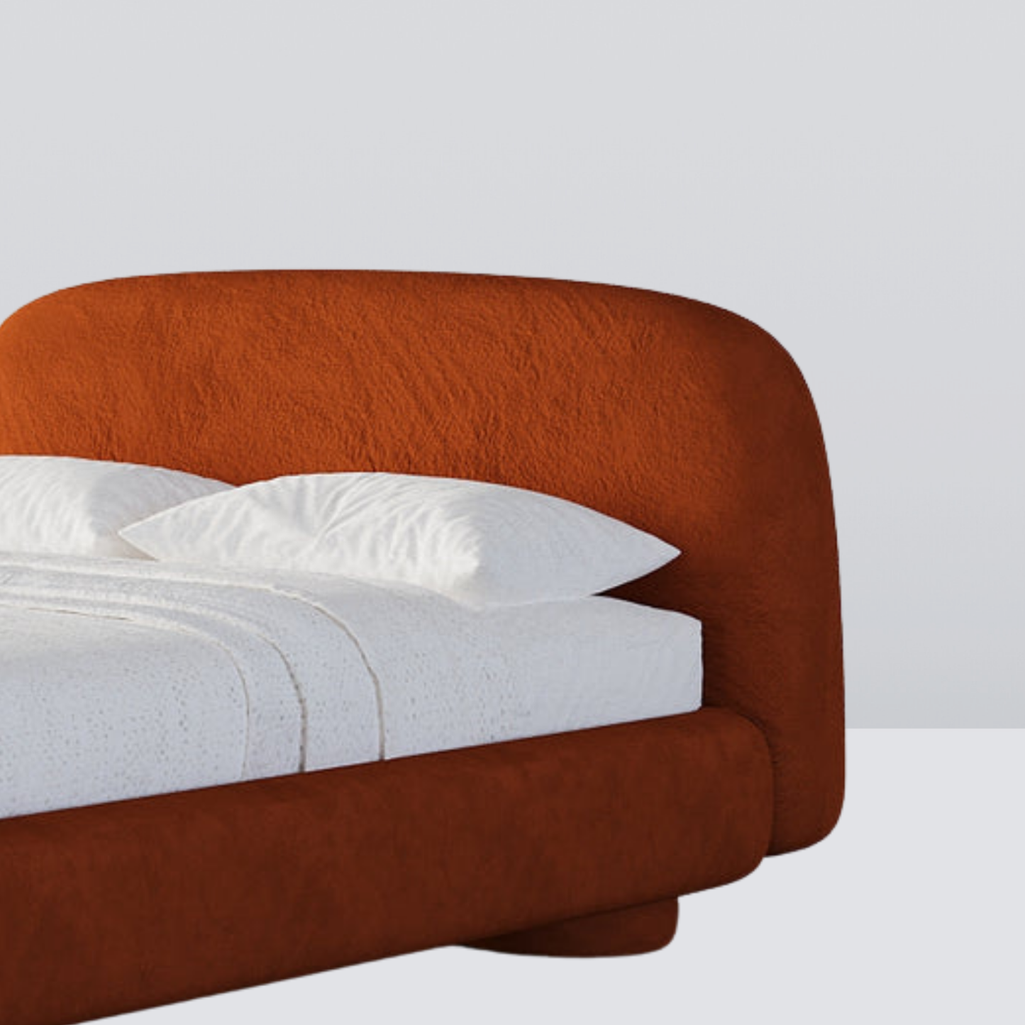 Sona Curved Velvet Bed