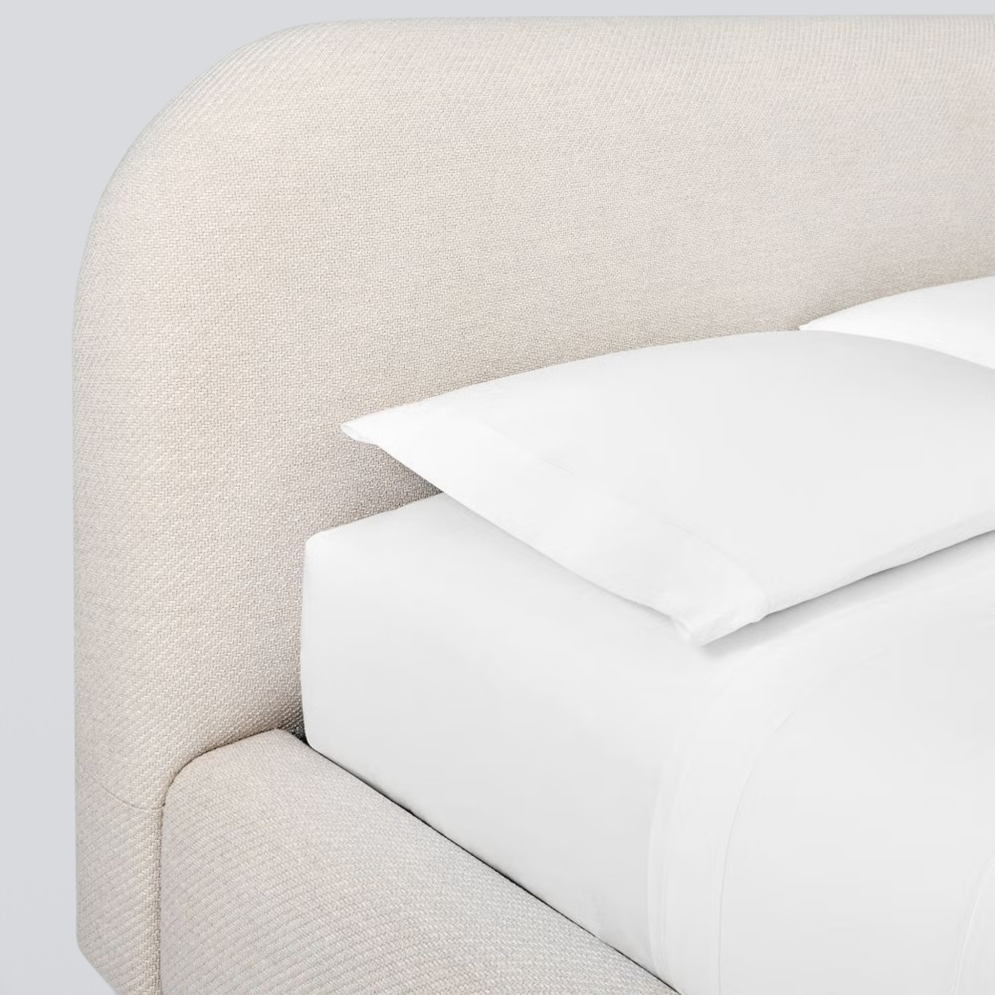 Avara Rounded Upholstered Bed