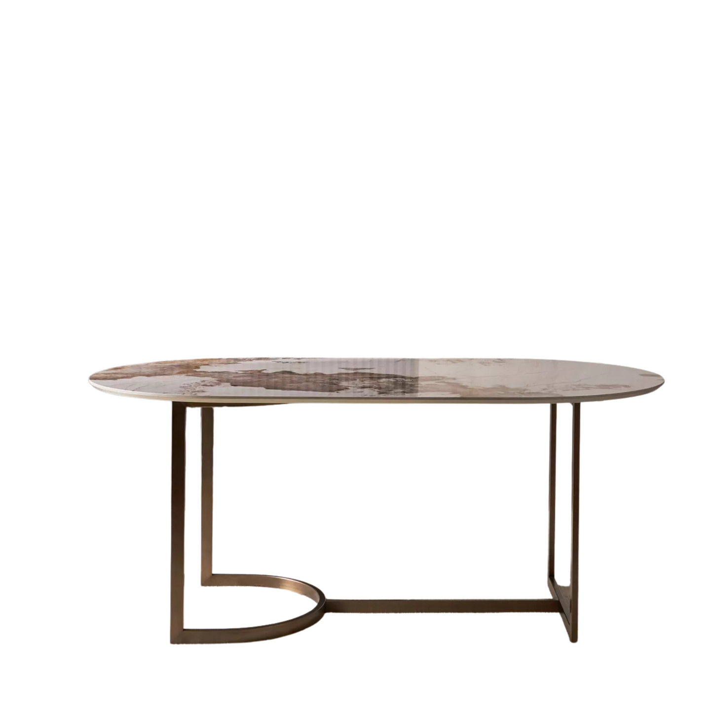 Arvaux Ceramic Oval Dining Table – 6 Seater