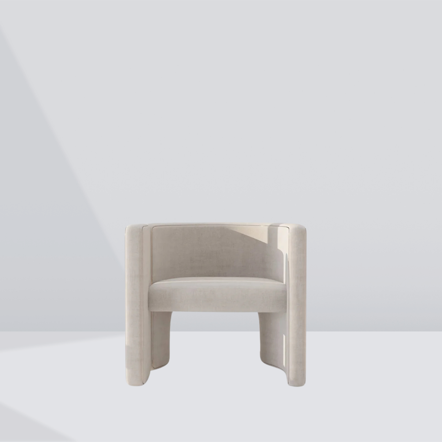 Raya Curved Lounge Arm Chair