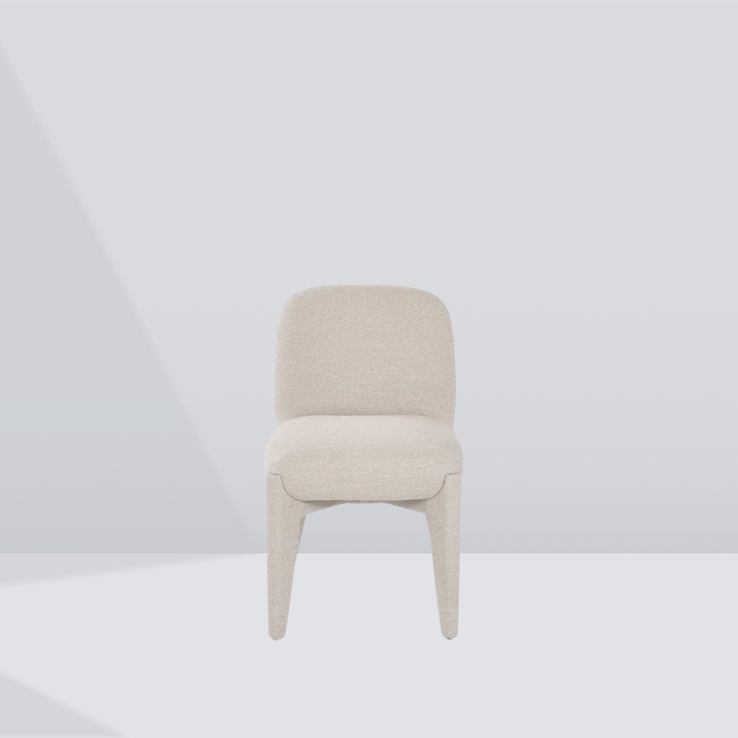 Aeris Cream Textured Dining Chair