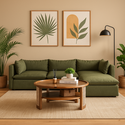 The Modern Oasis (Green Boho)