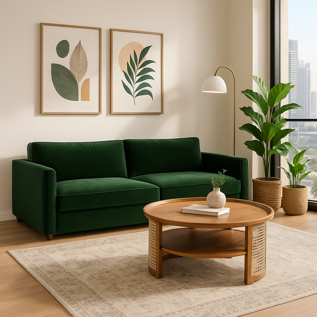 The Modern Oasis (Green Boho)