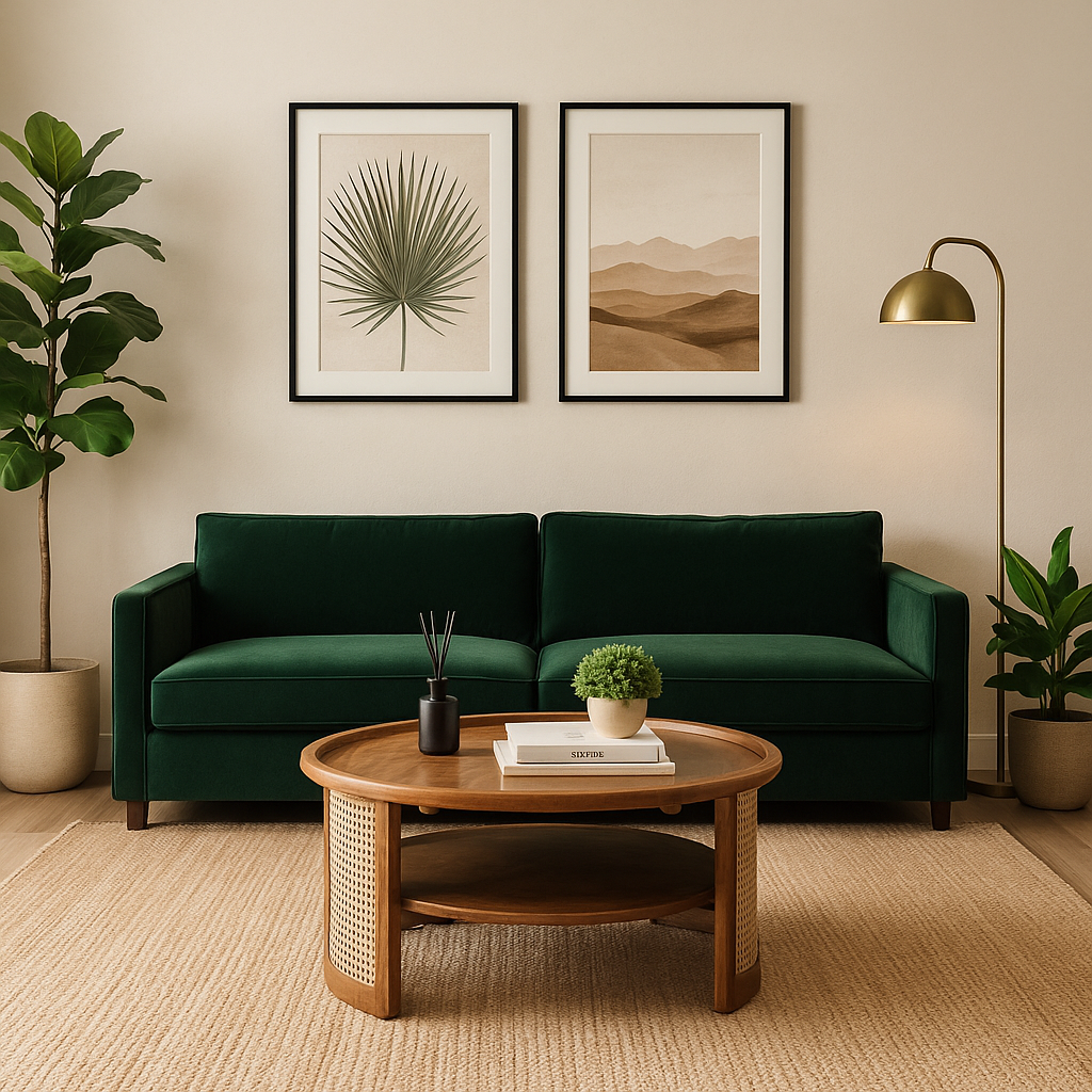 The Modern Oasis (Green Boho)