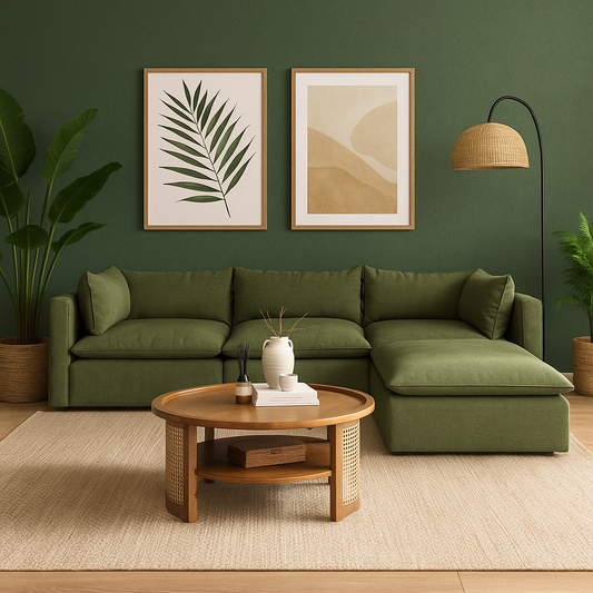 The Modern Oasis (Green Boho)