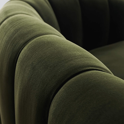 LUMINA Shell-Back Bouclé Sofa – 2 Seater
