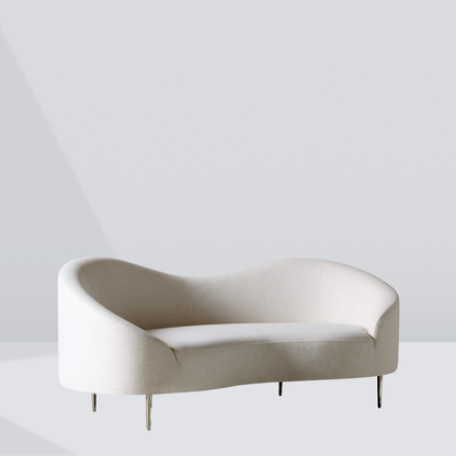 SORELLE Curved Modern Sofa – Sculpted 2 Seater