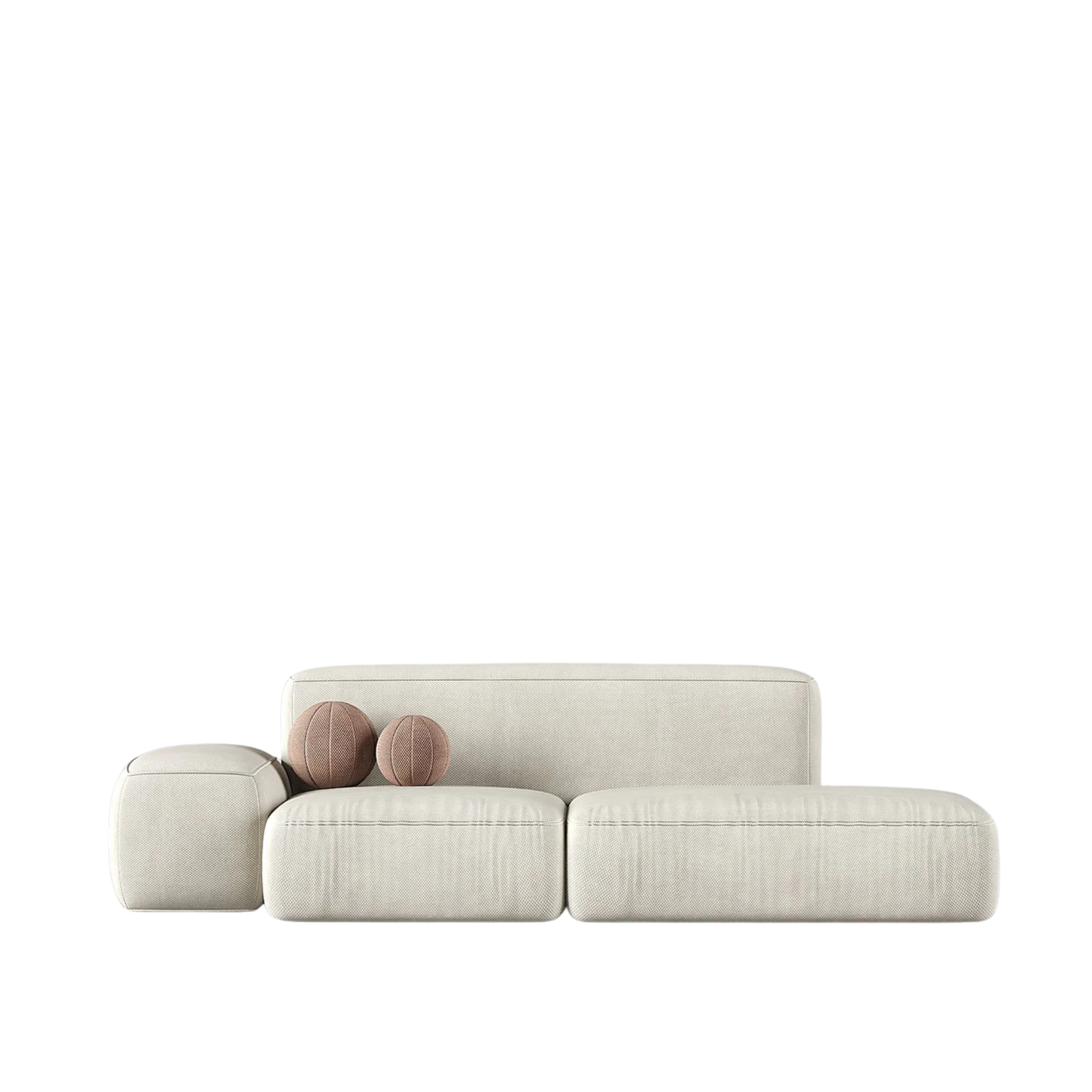 LUMA Low-Profile Modular Sofa – 2 Seater