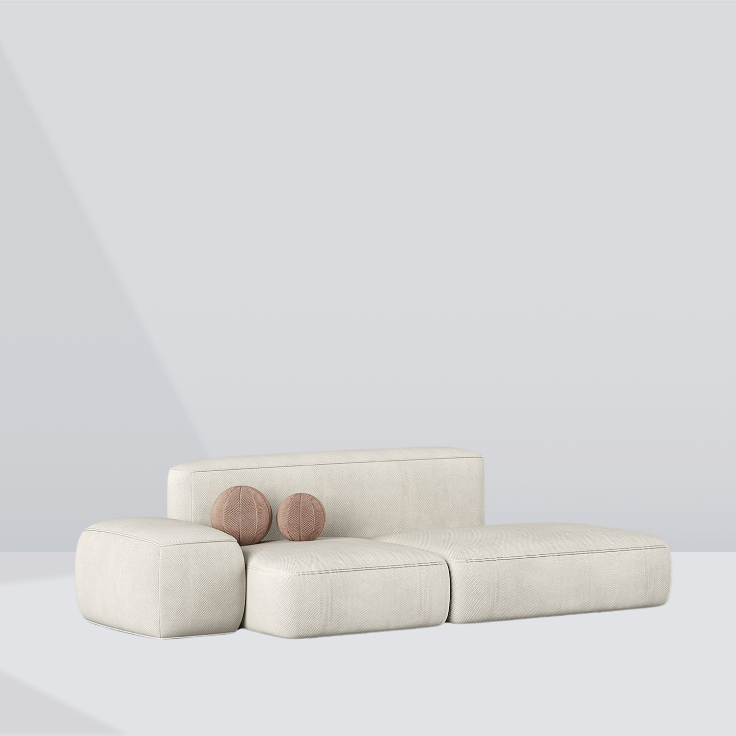 LUMA Low-Profile Modular Sofa – 2 Seater