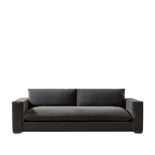KOLEK Modern Block Arm Sofa – 3 Seater