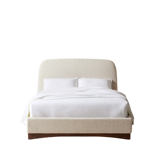 Noira Curved Headboard Bed