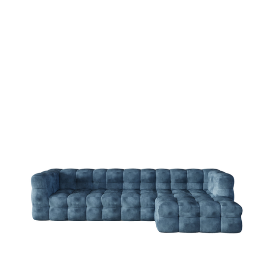 Cloud Velvet L-Shape Sofa