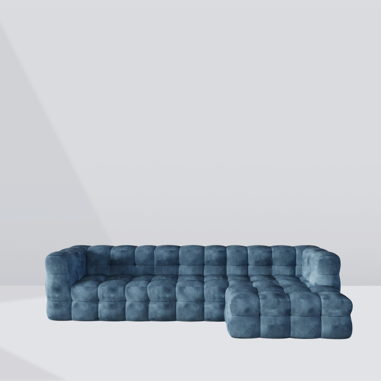 Cloud Velvet L-Shape Sofa