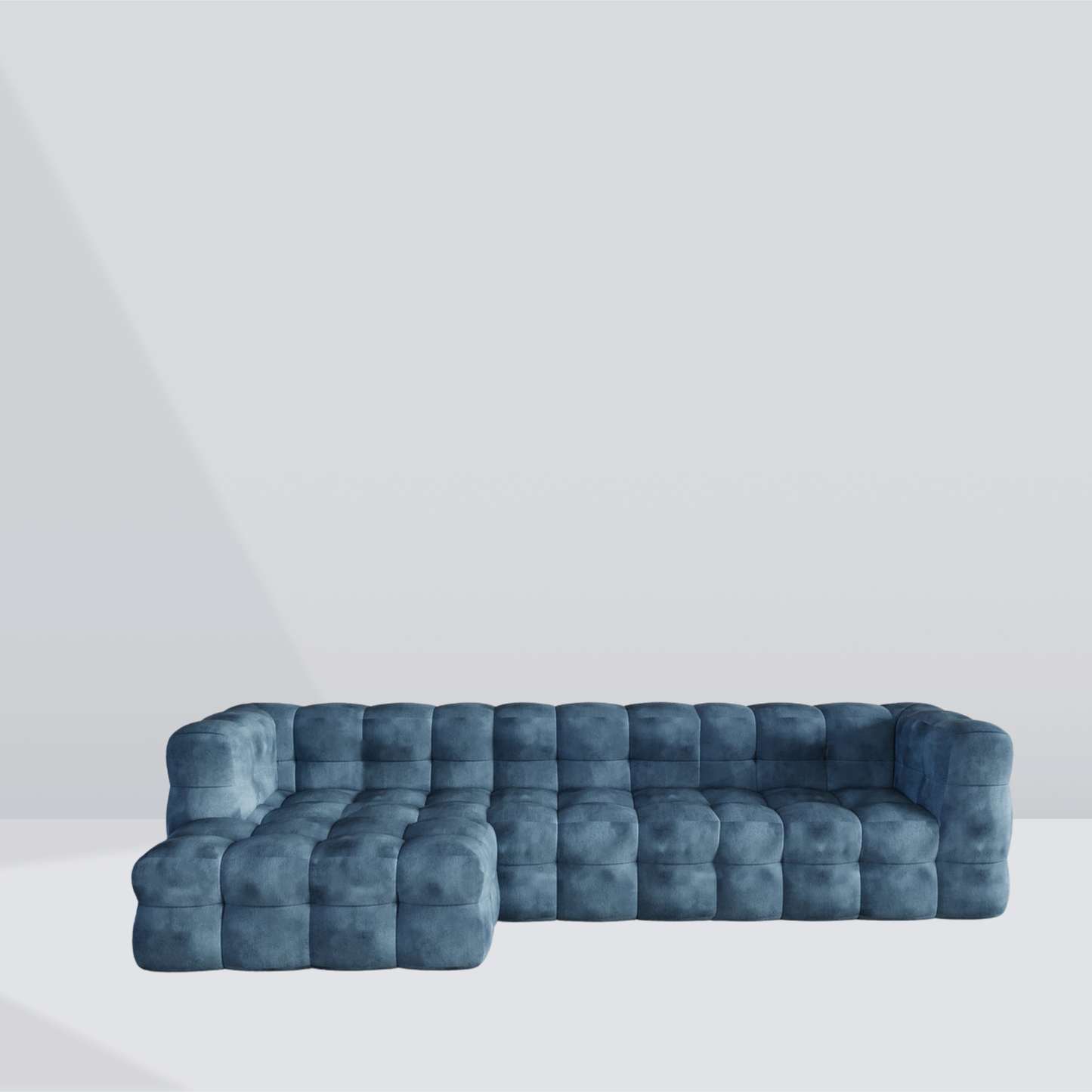 Cloud Velvet L-Shape Sofa