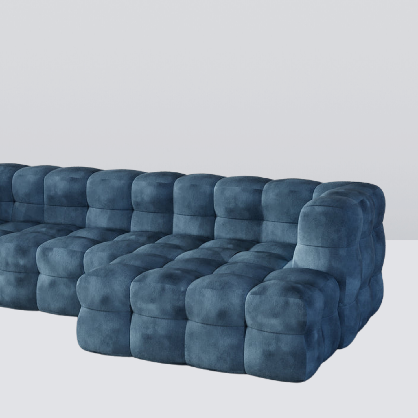 Cloud Velvet L-Shape Sofa