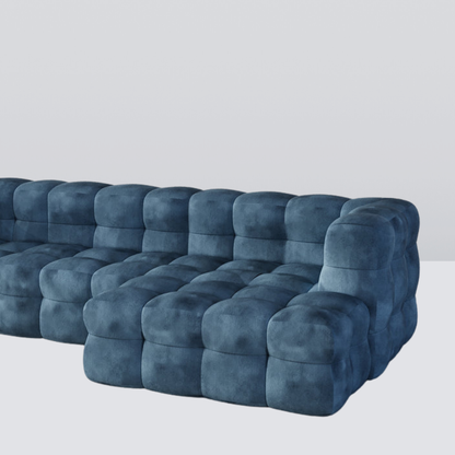 Cloud Velvet L-Shape Sofa