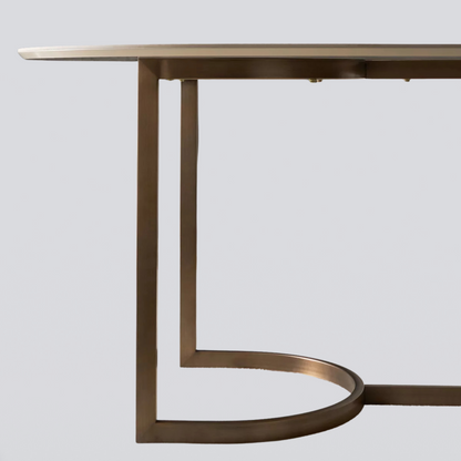Arvaux Ceramic Oval Dining Table – 6 Seater