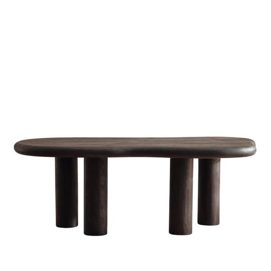 Obsidian 8-Seater Sculpted Dining Table