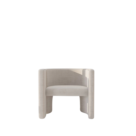 Raya Curved Lounge Arm Chair