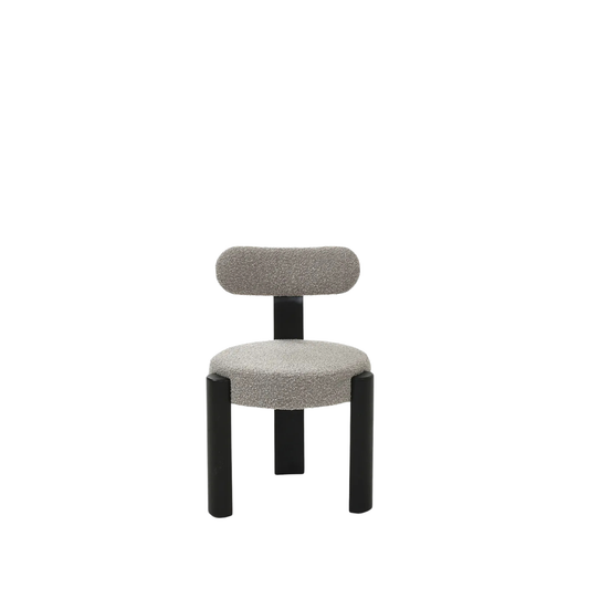 Slate Bouclé Dining Chair