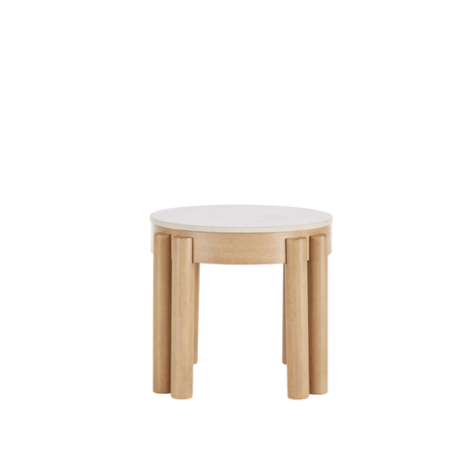 Arbour Marble-Top Side Table
