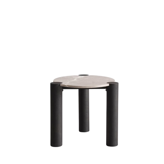 Nero Luxe Marble Side Table