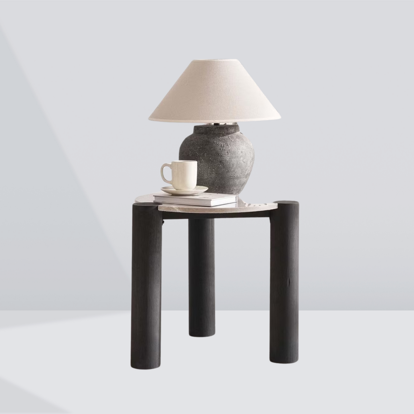 Nero Luxe Marble Side Table