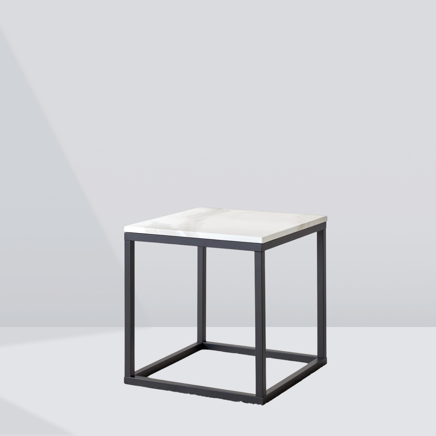Nordvail Square Marble Side Table