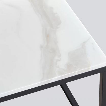 Nordvail Square Marble Side Table