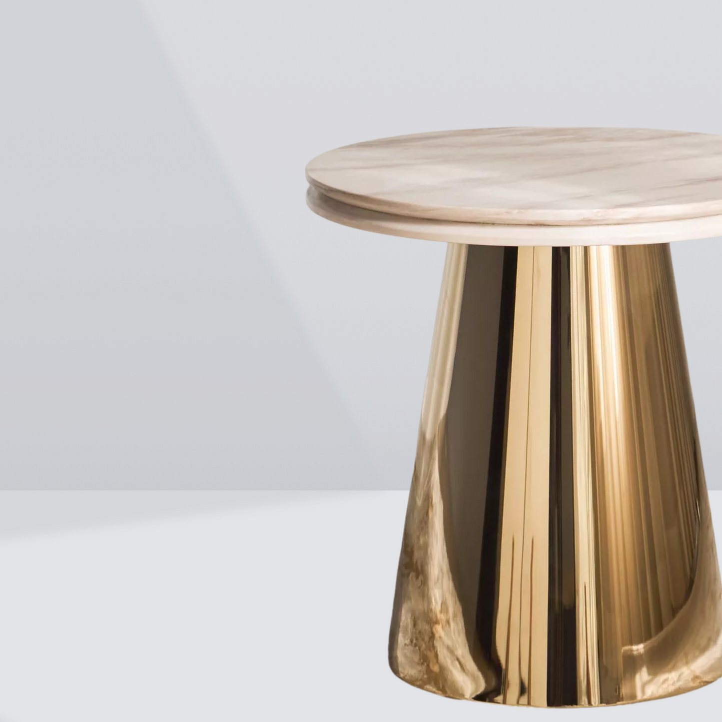 Lustra Round Marble Side Table